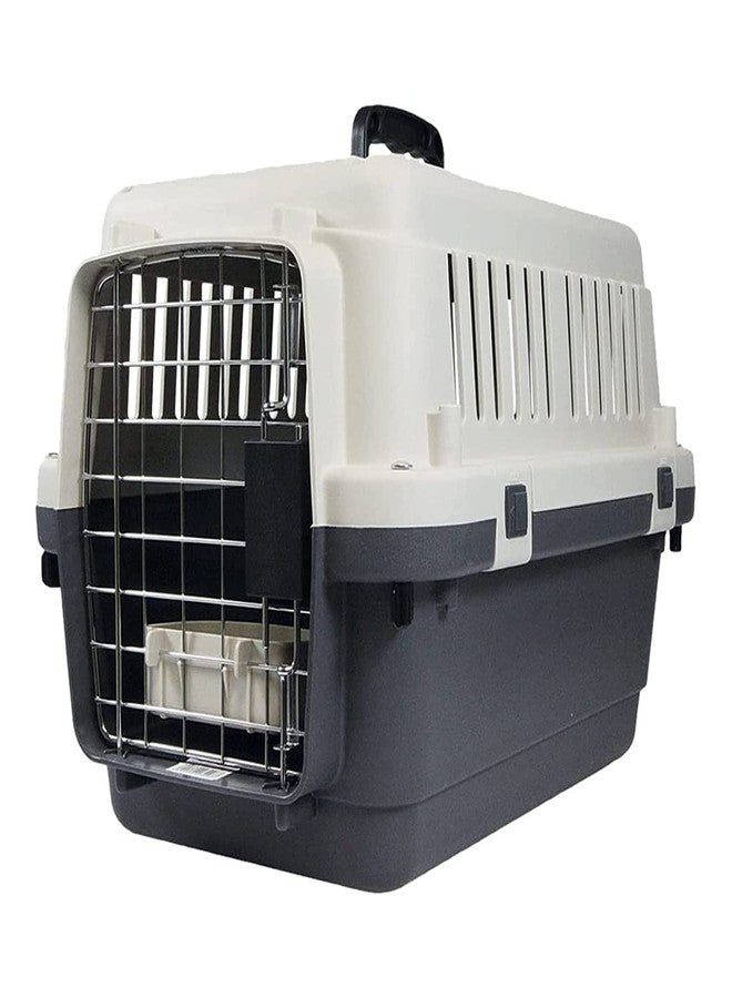 KittuPet KittuyPet Heavy Duty Pet Travel Cage - Plastic Flight Cage for Pets cat Dog, Rabbits (20 inch Flight cage) - Image 2